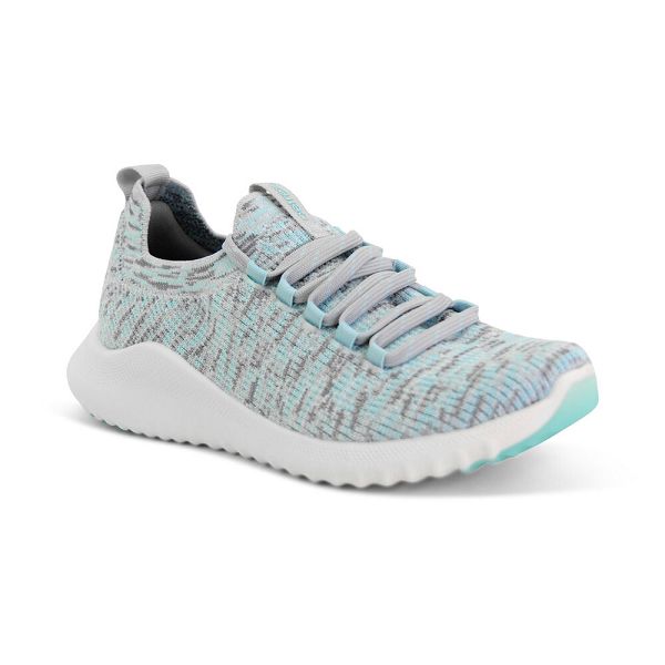 Aetrex Women's Carly Arch Support Sneakers - Blue | USA 2YK8XPP
